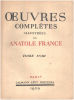 Oeuvres completes illustrées / tome XVIII / la comédie de celui qui épousa une femme muette/ illustrations de Edy legrand. France Anatole