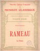 La poule ( partition ). Rameau