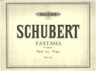 Fantasia F minor opus 103 D 940 piano duet / partition. Schubert