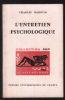 L'entretien psychologique. Nahoum Charles