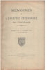 Memoires de l'institut historique de provence / tome VII : 1) ET 2) TRIMESTRE. COLLECTIF