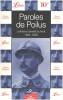 Paroles de poilus : Lettres et carnets du Front 1914-1918. Jean-Pierre Guéno  Yves Laplume