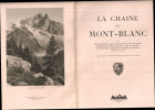 La chaine du Mont-Blanc (complet de ses 10 aquarelles) édition de 1928. Bregeault