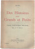 Deshistoires pour grands et petits/ préface d'anatole France/ bois de P.Tillac. Ariel David