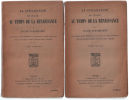 La civilisations en Italie au temps de la renaissance / 2 tomes. Burckhardt Jacob