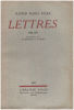 Lettres 1900-1911. Rilke Rainer Maria