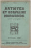 Artistes et écrivains normands / 10 numéros de 1934 + 4 numeros de 1935 soit 14 numeros. Collectif