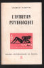 L'entretien psychologique. Nahoum Charles