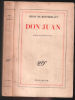 Don Juan. Henry De Montherlant