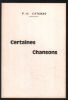 Certaines chansons. Catunaq P.H