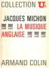 La musique anglaise. Michon Jacques