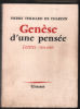 Genèse d'une pensée : lettres 1914-1919. Pierre Teilhard De Chardin