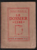 Le dossier 1248 (édition de 1926). Albert Hublet