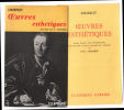 Oeuvres esthétiques. Diderot