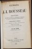 Extraits de Rousseau : lectures accompagnées du discours qui a obtenu le prix d' éloquence. Gidel M