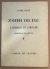 Joseph delteil : l' homme et l' oeuvre. Lebois André