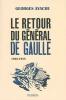 Le retour du Général de Gaulle. AYACHE Georges