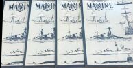 Revue trimestrielle marine / année complete 4 numéros / 1977. Collectif Fremy