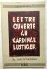 Lettre ouverte au Cardinal Lustiger. Drai R