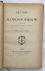 Oeuvres de Mathurin Régnier (publiées avec préface notes et glossaire). Lacour Louis