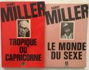 Le monde du sexe / tropique du capricorne (lot de 2 livres). Miller Henri