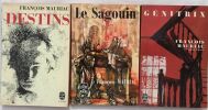 Destins / le sagouin / génitrix (lot de 3 livres). Mauriac François