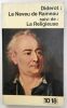 Le neveu de Rameau / suivi de la religieuse. Diderot