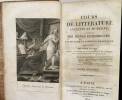 Cours de litterature ancienne et moderne à l' usage des jeunes demoiselles (édition de 1821 en 2 tomes). Comtesse D' Hautpoul