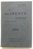 Les aliments usuels : composition et preparation (2e édition de 1910 revue et augmentée). Martinet Alfred