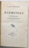 Harmonies poétiques et religieuses. A. De Lamartine