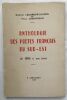 Anthologie des poètes Francais du Sud-Est : de 1900 à nos jours (tome 2). Lécorché-Lucron Chevassus Paul
