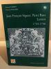 Jean François Séguier Pierre Baux Lettres 1733-1756. Cordier Samuel / Pugnière