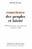 Conscience des peuples et laïcite : Réflexions pour un nouveau contrat social. Pinton Michel