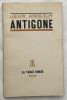 Antigone (édition de 1954). Jean Anouilh