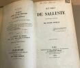 Oeuvres de Sallustre / traduction nouvelle par Victor Develay. Sallustre