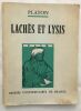 Lachès et Lysis (livre en grec et francais). Platon