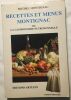 Recettes et menus Montignac ou La gastronomie nutritionnelle. Montignac Michel