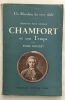 Chamfort et son temps (moraliste du XVIIIe siècle). Dousset Émile