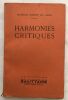 Harmonies critiques. Maurice Martin Du Gard