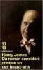 Du roman considéré comme un des beaux arts. James Henry
