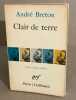 Clair de terre. Breton André