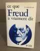 Ce que Freud a vraiment dit. Stafford-clark D