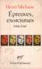 Epreuves Exorcismes: (1940-1944) (Poesie/Gallimard). Michaux Henri
