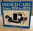 French Cars from 1920 to 1925. Dumont Pierre  Bolster J.V