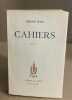 Cahiers / tome 1. Weil Simone