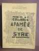 Apamée de Syrie / bilan des recherches archéologiques 1973-1979 / aspects de l'architecture domestique d'Apamée. Balty Janine