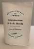 Introduction à J.-S. Bach : Essai d'esthétique musicale. Schloezer Boris De
