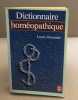 Dictionnaire homéopathique. Pommier Louis  Boncour Paul