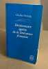 Dictionnaire égoïste de la littérature française. Dantzig Charles