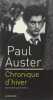 Chronique d'hiver. Auster Paul  Furlan Pierre